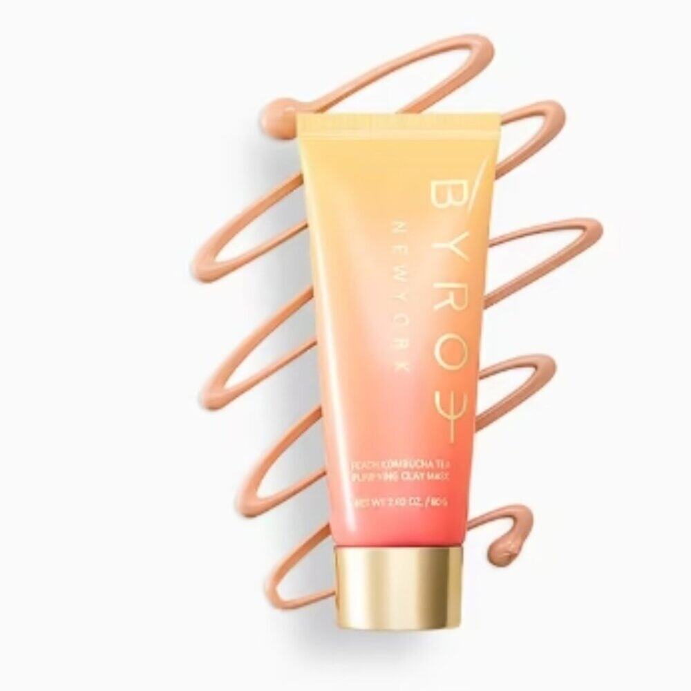 BYROE Peach Kombucha Tea Purifying Clay Mask2.82 Oz